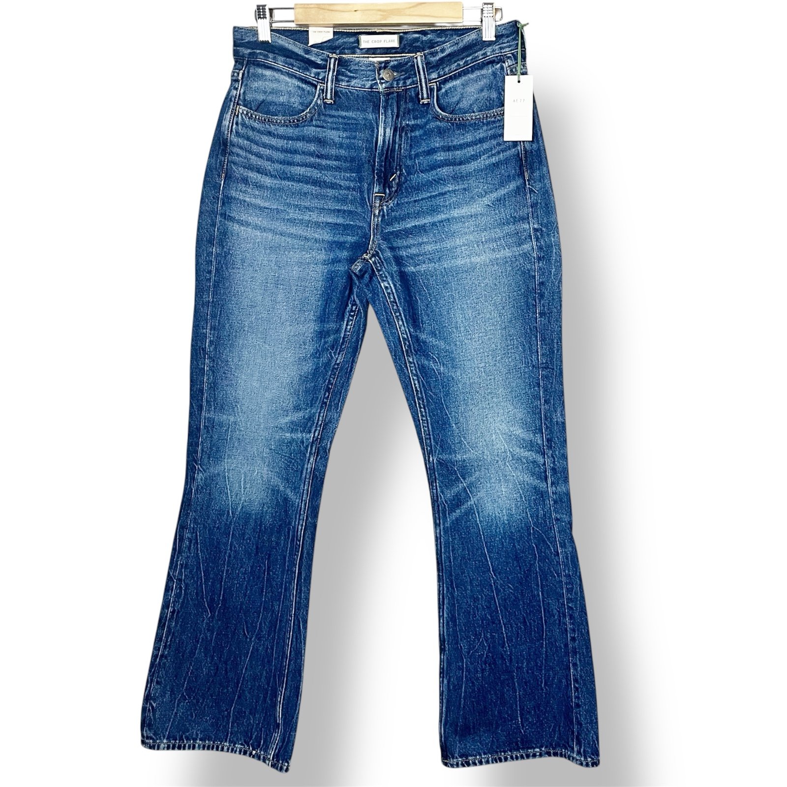 American Eagle NWT AE77 Crop Flare Jeans 29 8 100% cotton vintage inspired