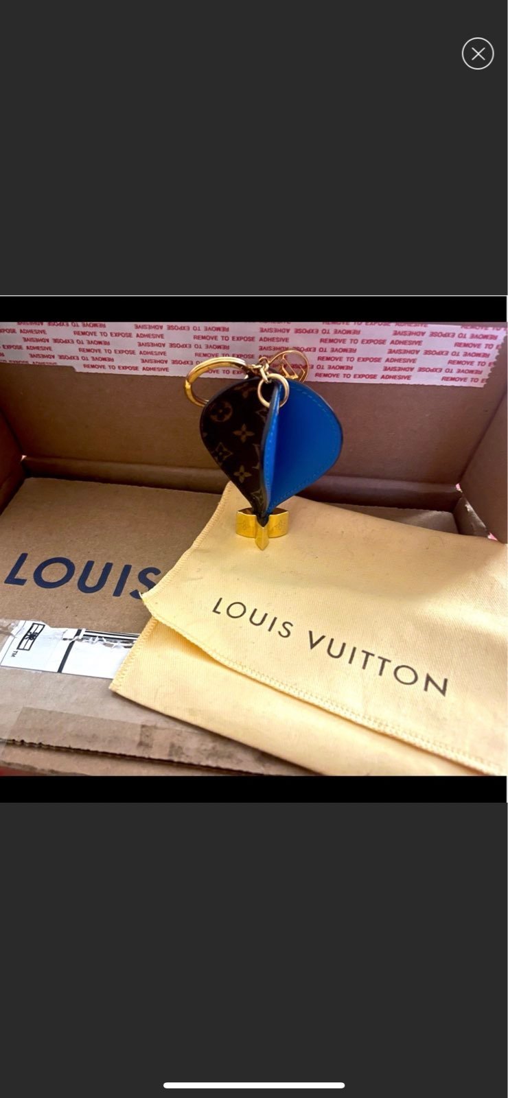 Louis Vuitton HOT Air Balloon bag charm.. Rare Item !