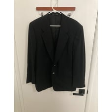 Barneys New York Men's Vintage 100% Wool Blazer, Black 40R - Read Description