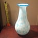 Beautiful Hand Blown Blue & White Vase