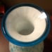 Beautiful Hand Blown Blue & White Vase
