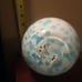Beautiful Hand Blown Blue & White Vase