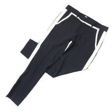 NWT Vince Side Strapping Tuxedo Trouser in Coastal Stretch Wool Ankle Pants 6
