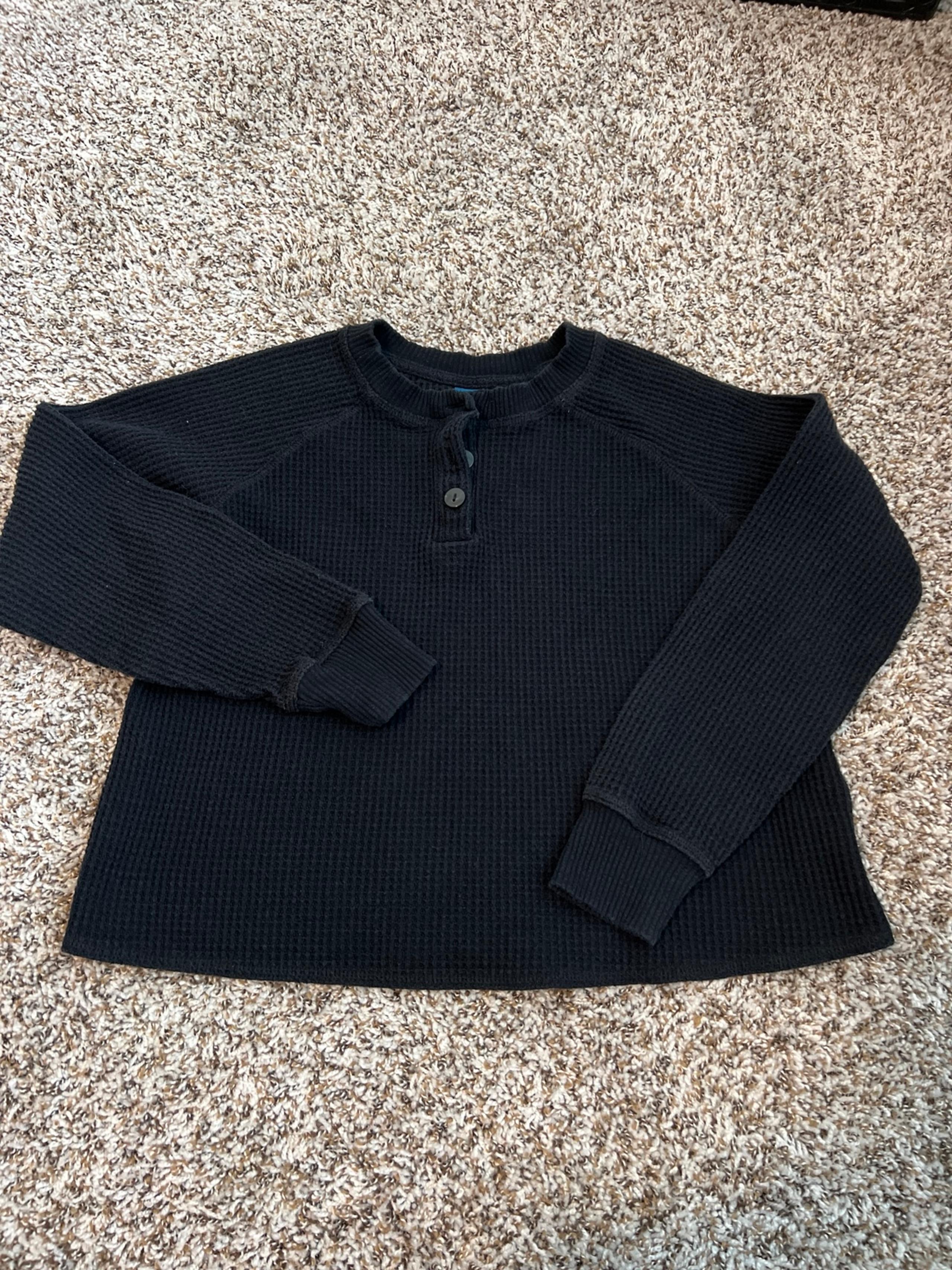 Old Navy Waffle knit long sleeve top
