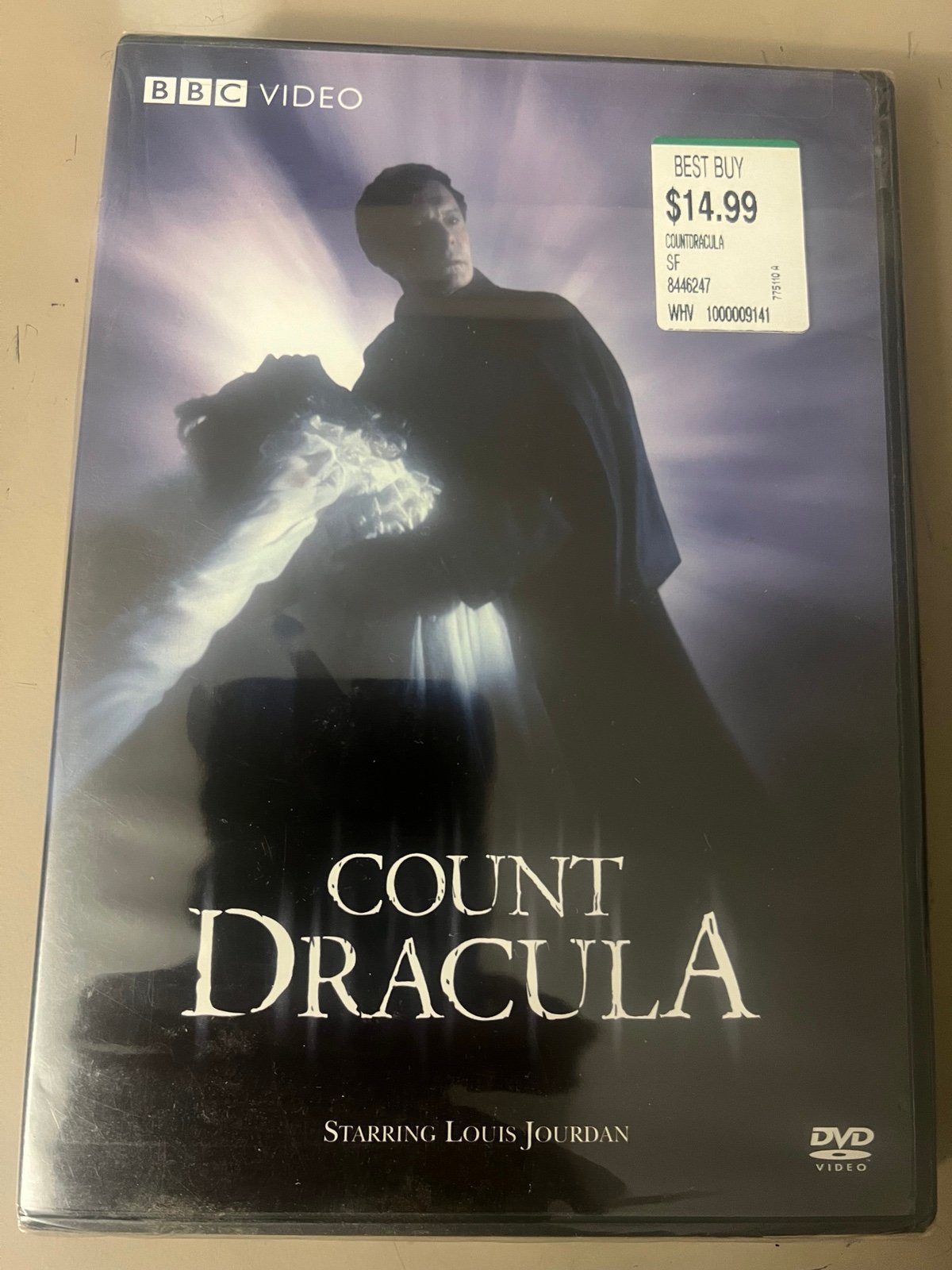 Count Dracula , BBC Video , Louis Jourdan , Brand New DVD .
