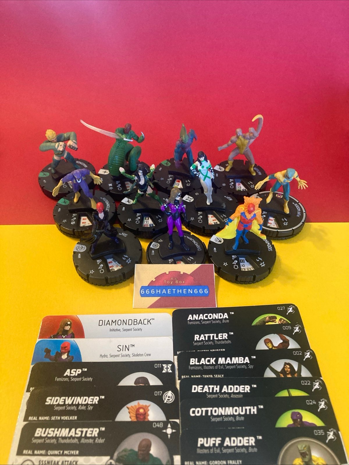 Heroclix - Serpent Society Lot