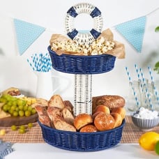 Ciroa Anchor Two-Tiered Serving Basket