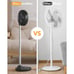 Oscillating Standing Fan, 12 Foldable Portable Fan with 12000mAh Rechargeable B