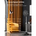 Oscillating Standing Fan, 12 Foldable Portable Fan with 12000mAh Rechargeable B