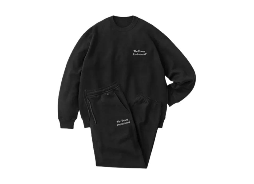 トップス ENNOY Crew Sweat Set Up \"Black/ Black\" ENNOY Crew Sweat Set Up Black/ Black pullover