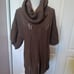 NWT BCBGMaxazria Wool Blend Cowlneck Knit BOHO Sweater LARGE WOMENS Large