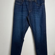 NYC The Perfect Jean Men’s Slim Thick Stream Dark Blue SIZE 34 X 30 NEW