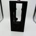 Vintage Rustic Wood Leather Straps Brown Solid Wine Rack 6 Bottles Primitive
