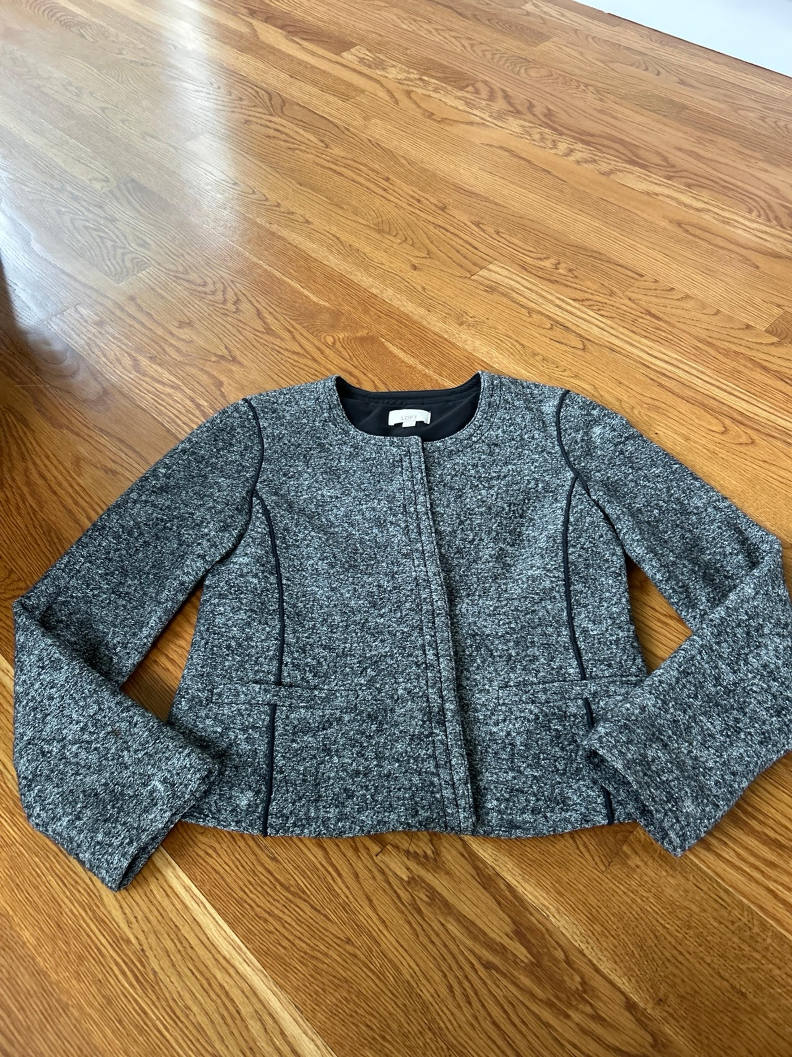 Ann Taylor Loft tweed blazer