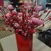 NEW 8Pcs Valentines Day Decorations Artificial Red Berry Stems - 16 Inch