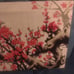 HANDMADE CROSS STITCHED CHERRY BLOSSOM BEAUTIFUL