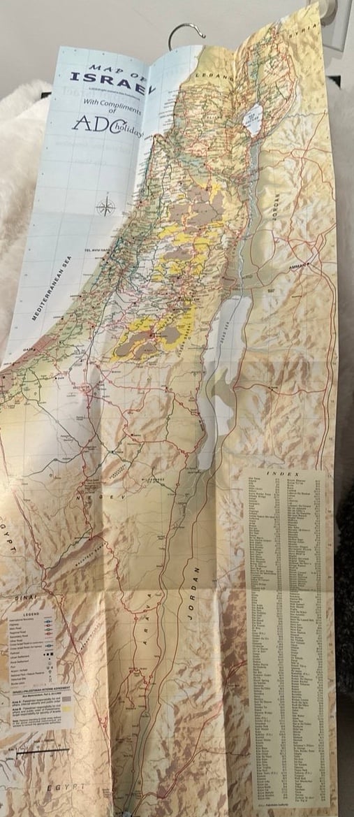 Map of Israel