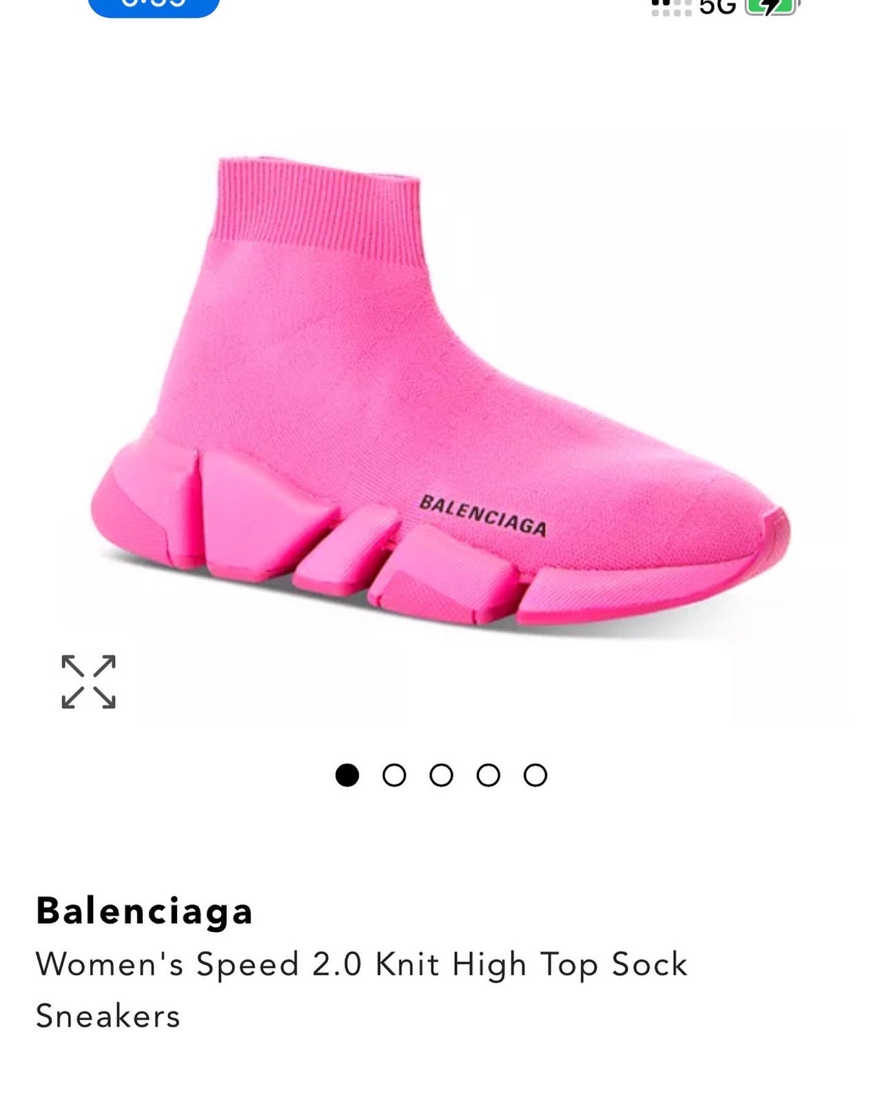 Aunthentic balenciaga sneakers size 8 worn 1 time