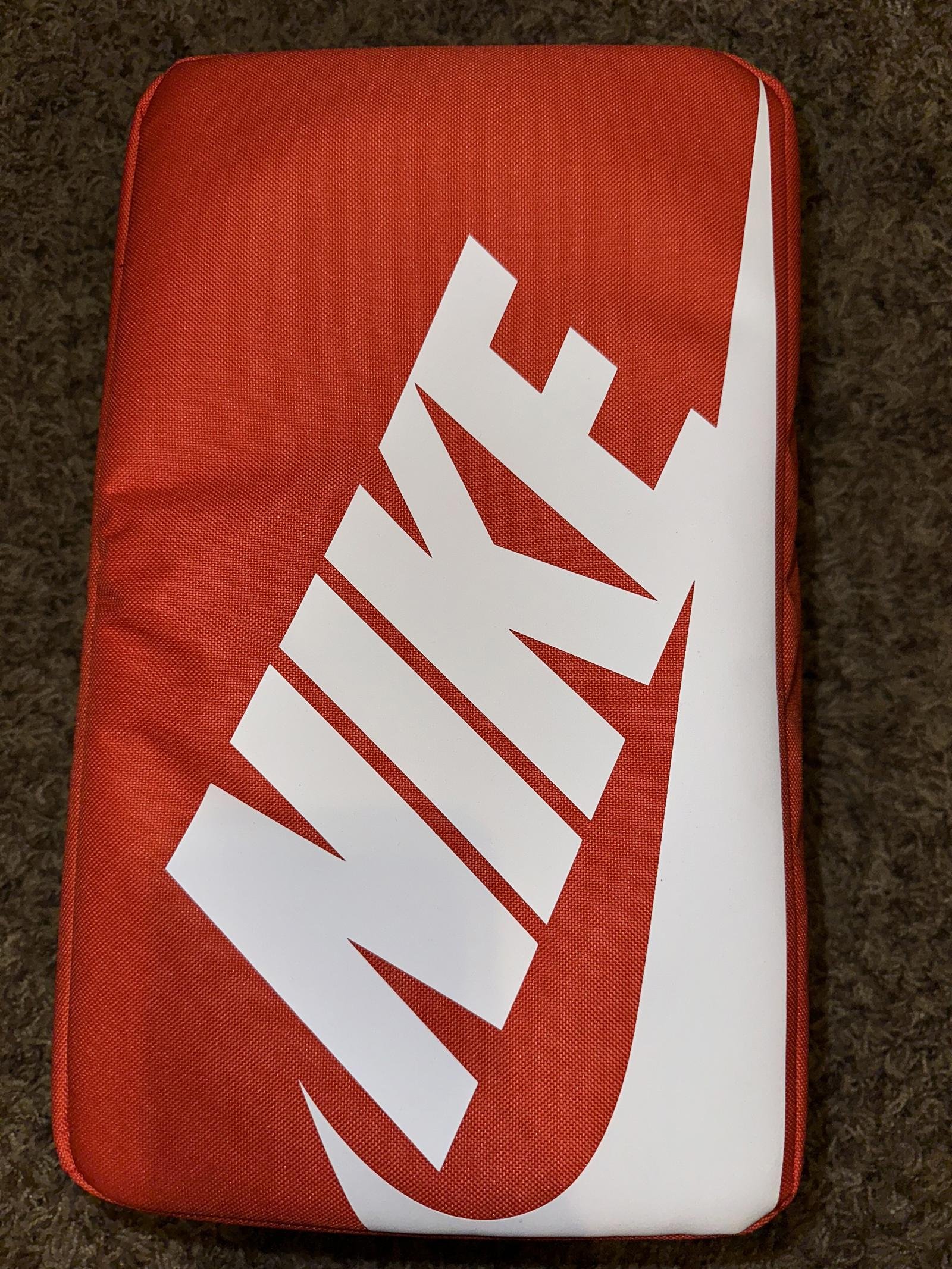 Nike Shoebox Logo-Print Canvas Bag Shoes Travel Gym Sports Bag OS