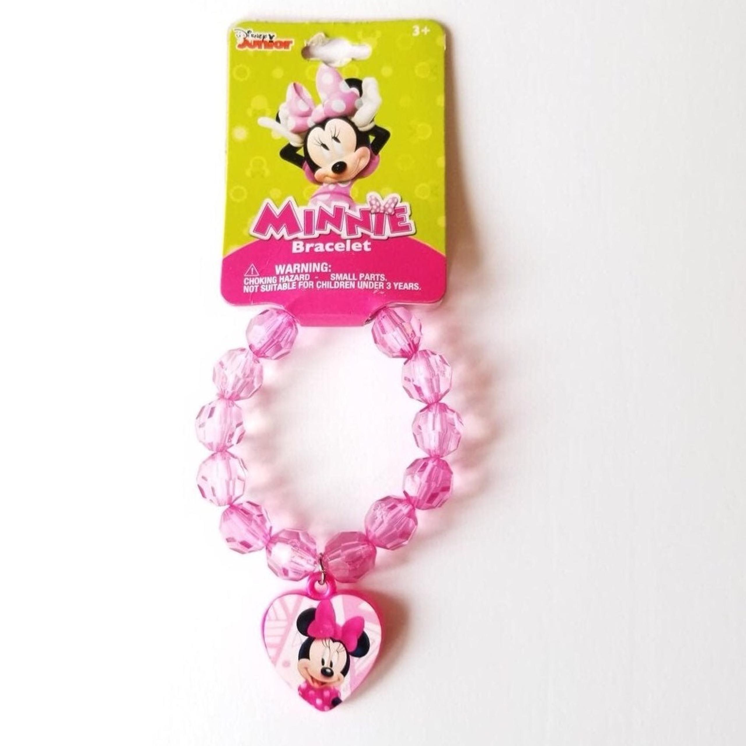 Disney Minnie Mouse Pink heart bracelet
