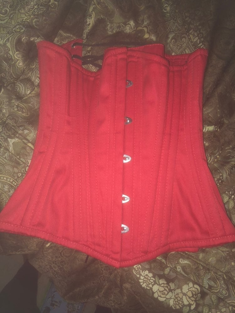Red corset size 18