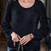 New Soft Surroundings Ciara sparkle sweater L large black pullover