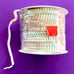 White Sequins Trim - 80 Yards of 6MM Roll of Iridescent