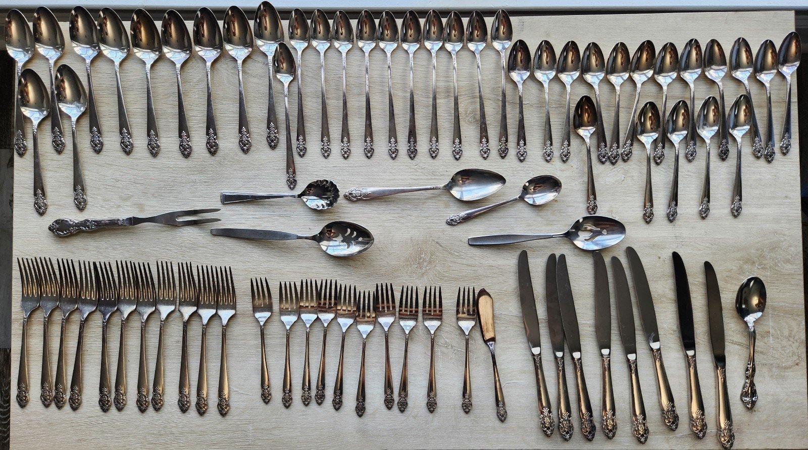Oneida Silver Cutlery Set Reed Barton Comminity