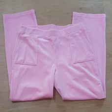 Juicy Couture pink Track Pants Soft velvet Texture Comfortable Fit nwot