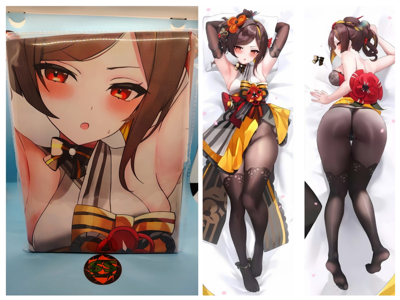 Genshin Impact - Chiori - Peach Skin Dakimakura - Body Pillowcase - 150 x 50 CM
