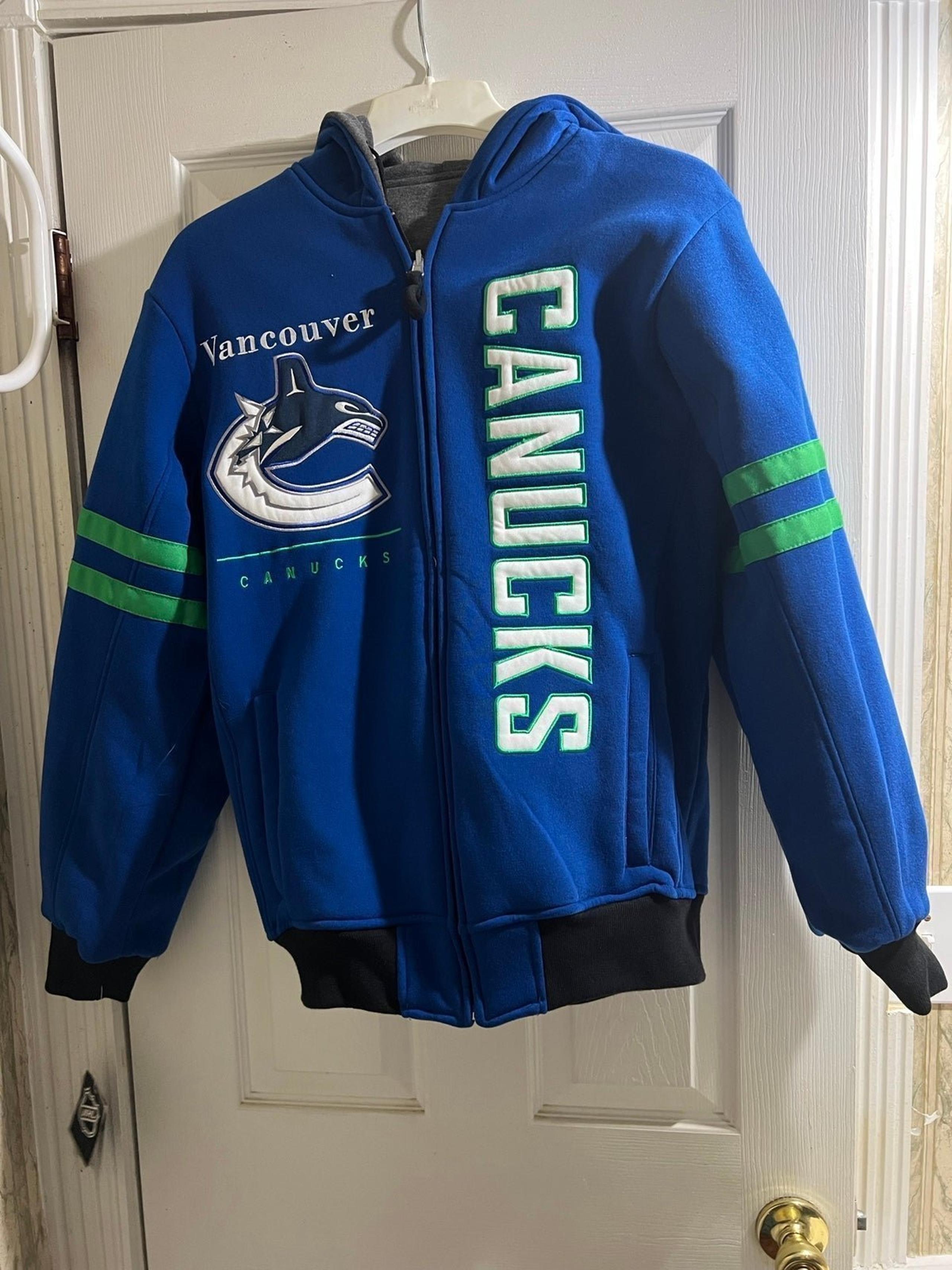 Vancouver Canucks XL NHL G3 reversible hoodie jacket NEW WITH TAGS