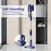 PrettyCare Cordless Vacuum Cleaner, 26Kpa 6 In 1 Lightweight Stick Vacuum, High-