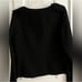 Vince Black Wool Blend Jacket Snap Front Closure Women's Size 12