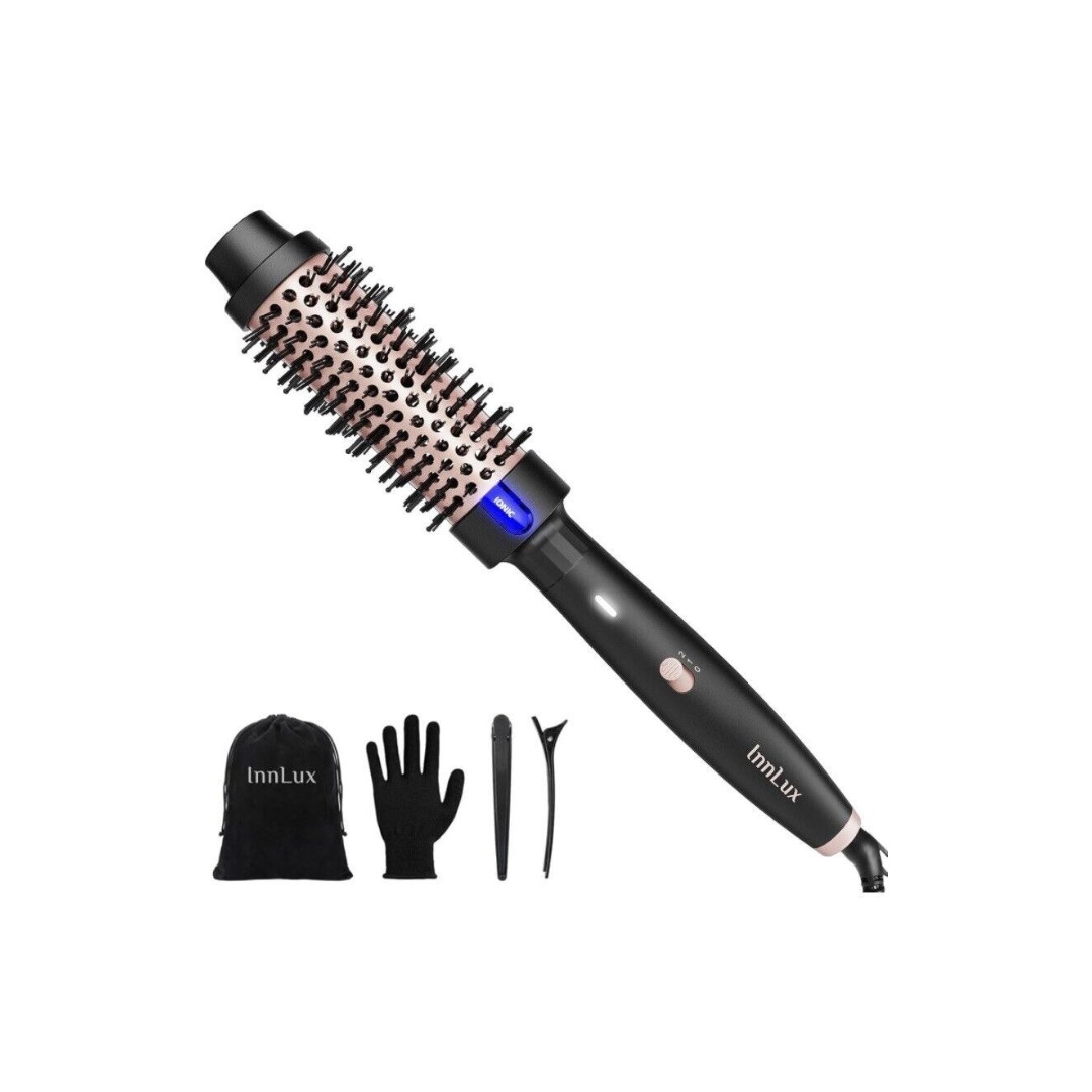Thermal Blowout Brush, 1.5 Inch Heated Round Brush, Heated Curling Brush