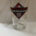 Washington Nationals 2019 World Series CHAMPS Champions Satin Etch Pint Glass