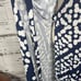 CAbi Perfect Wrap Dress Blue/White S #5955 EUC