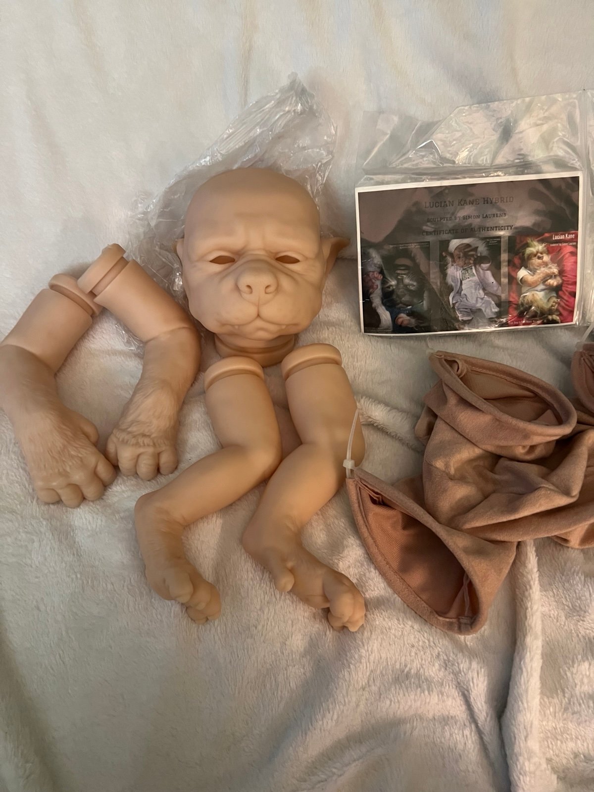 Reborn Lucian Kane werewolf Hybrid doll kit sold out