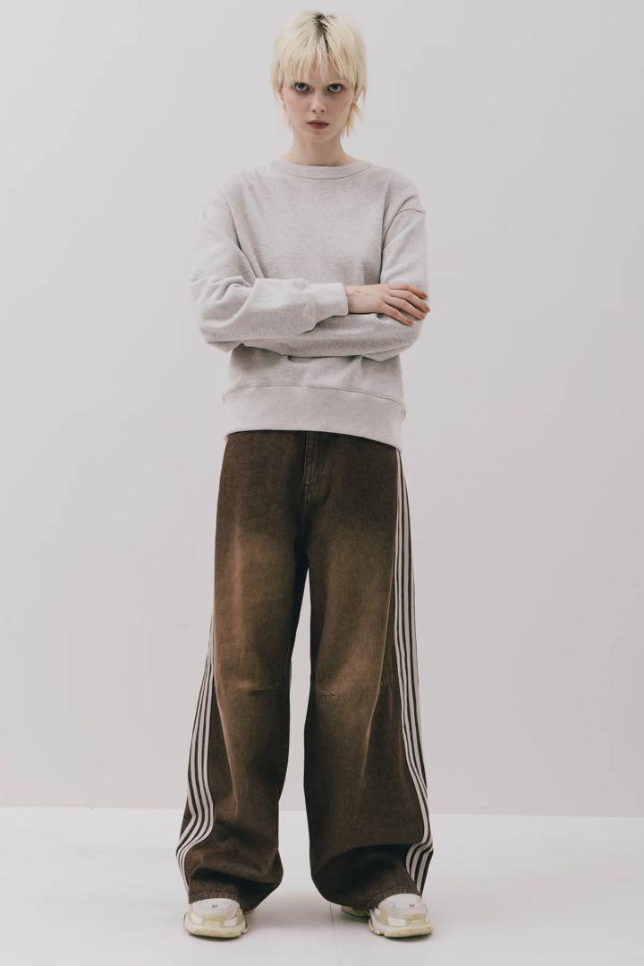 THE TOÉ Brown Denim Pants, XS Size