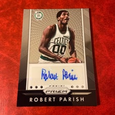 ROBERT PARISH 2015-16 Panini Prizm #P-RPR AUTO AUTOGRAPH NBA Card BOSTON CELTICS