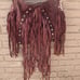 JJ Winters Jessica Tote Purple Suede Fringe Bohemian Hippie Festival Grunge Bag