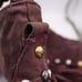 JJ Winters Jessica Tote Purple Suede Fringe Bohemian Hippie Festival Grunge Bag