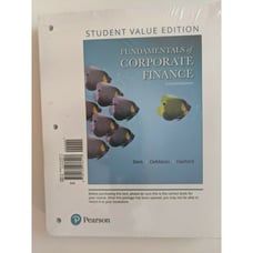 Fundamentals of Corporate Finance - 4th Edition NEW Berk Pearson Student Value