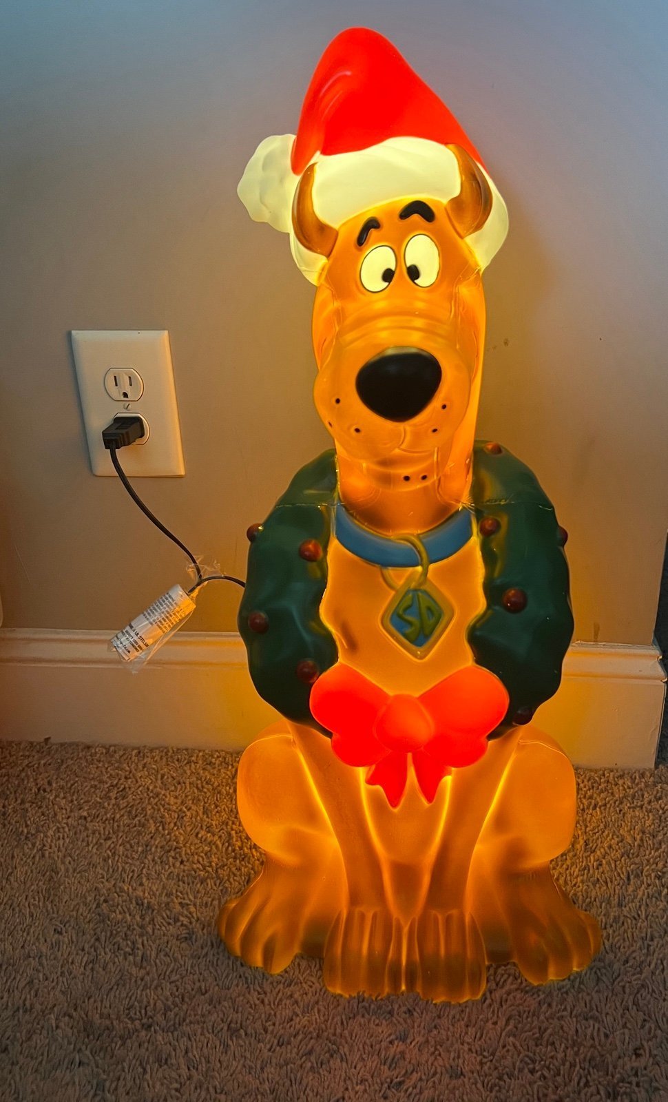 Scooby Doo 24” Blow Mold Christmas Decor Cracker Barrel 2023