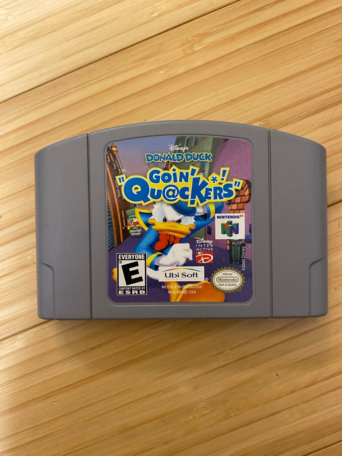Donald Duck Goin' Quackers Disney for Nintendo 64 N64 Cart Only