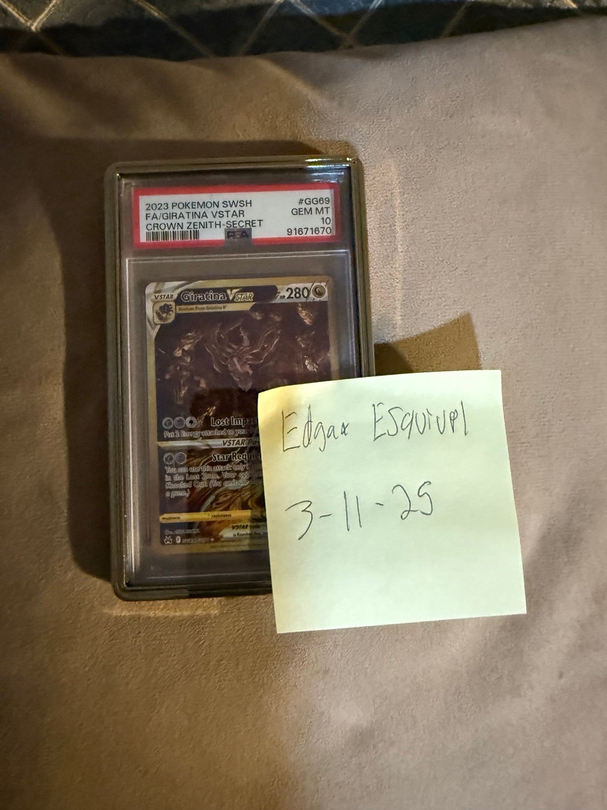 Giratina Vstar PSA 10