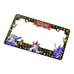 Brand New Universal 2PCS Anime Yu-Gi-Oh ABS Plastic Black License Plate Frame
