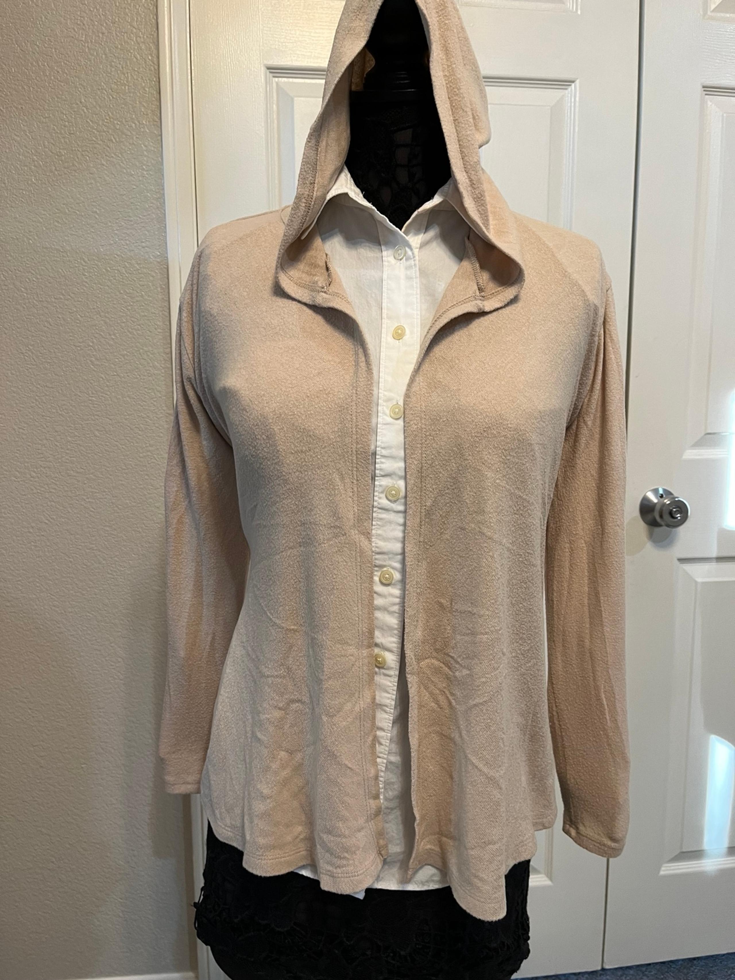 Lucky Brand hooded open front sweater. Size XS