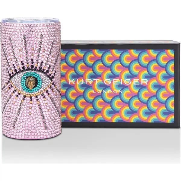 Kurt Geiger NIB crystal embellished travel tumbler