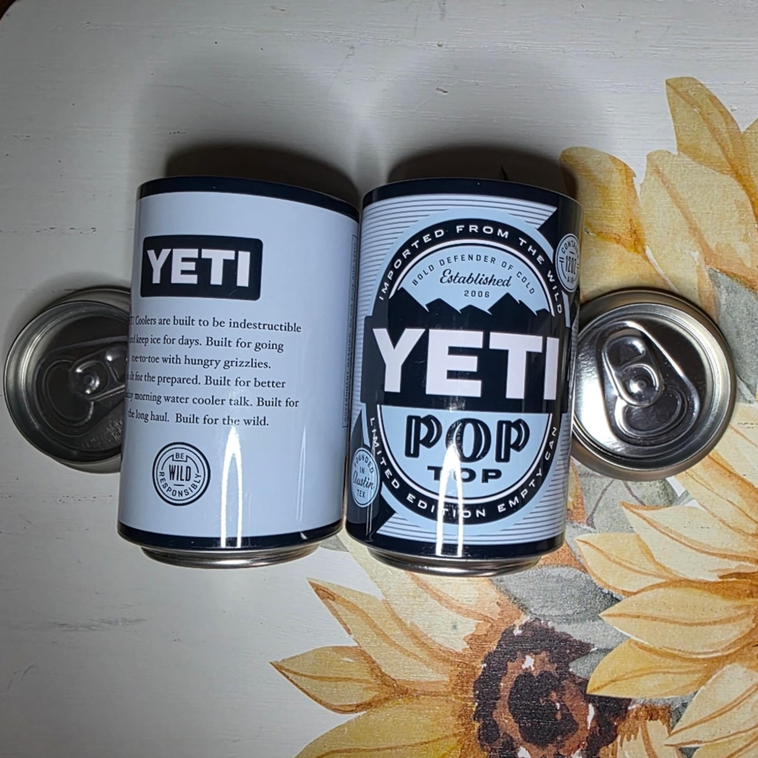 Yeti Black and White Pop Top Containers NWT (2)