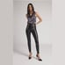NEW Generation Love Size XL Women's Dawson Vegan Leather Button Leggings - Black